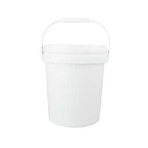 6L Round Plastic Bucket with Lid for Paint and Coatings