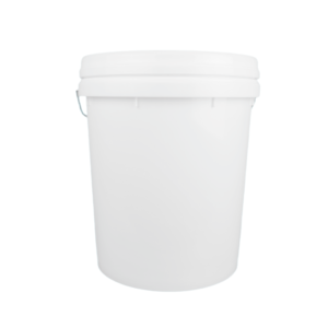 23L / 6 gallon Round Plastic Bucket with Lid for Industrial Packaging