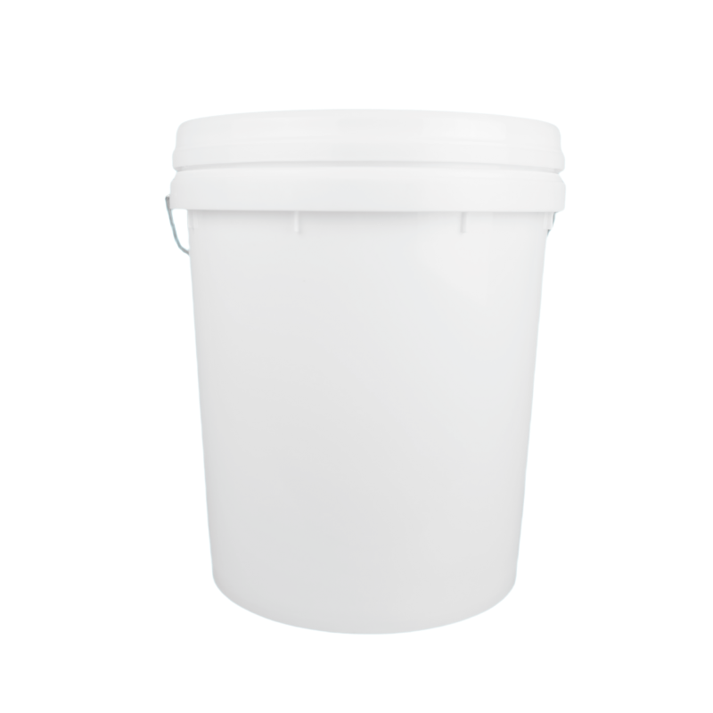 23L / 6 gallon Round Plastic Bucket with Lid for Industrial Packaging