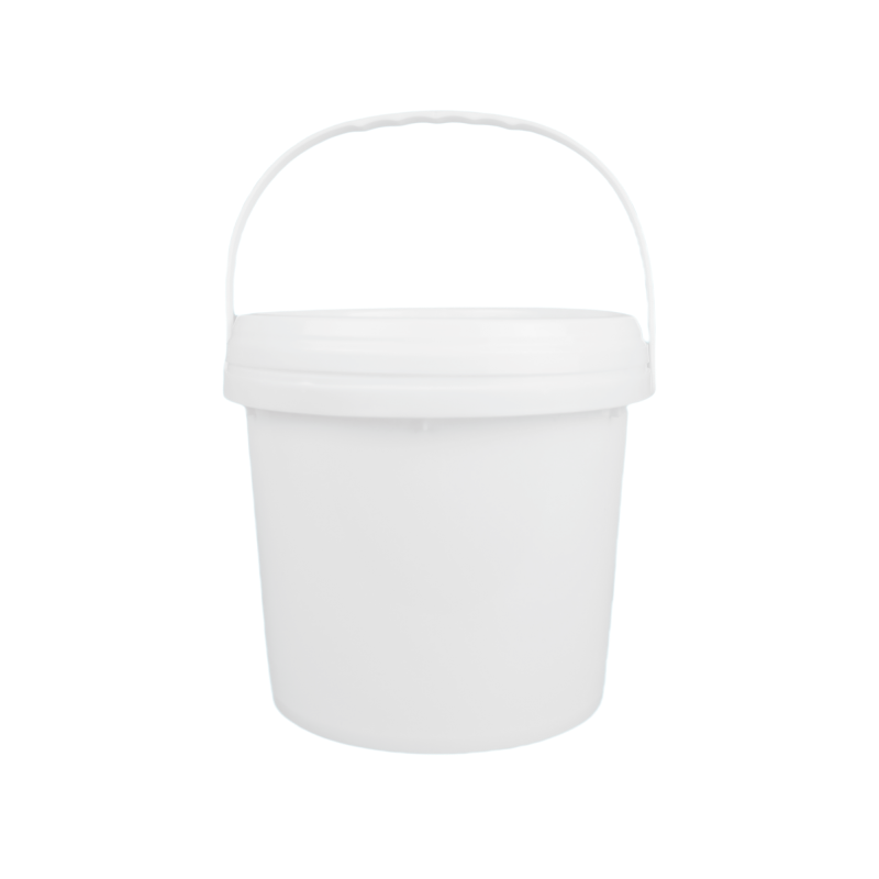 4L Plastic Pail with Plastic Handle for Retail Packaging - Image 2