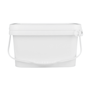 5L Rectangular Plastic Pail for Paint Packaging