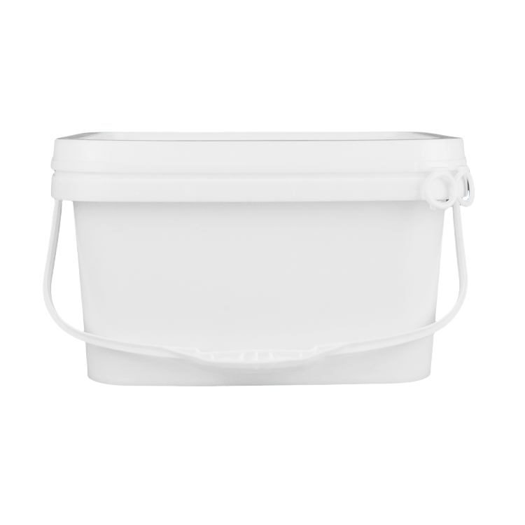 5L Rectangular Plastic Pail for Paint Packaging