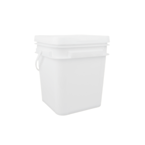 5L Square Plastic Pail for Paint Packaging