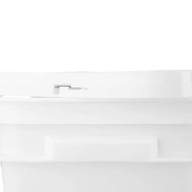 12L Square Plastic Pail with Lid for Industrial Packaging - Image 2