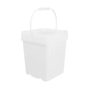 16.5L Square Plastic Bucket with Lid for Chemical Packaging