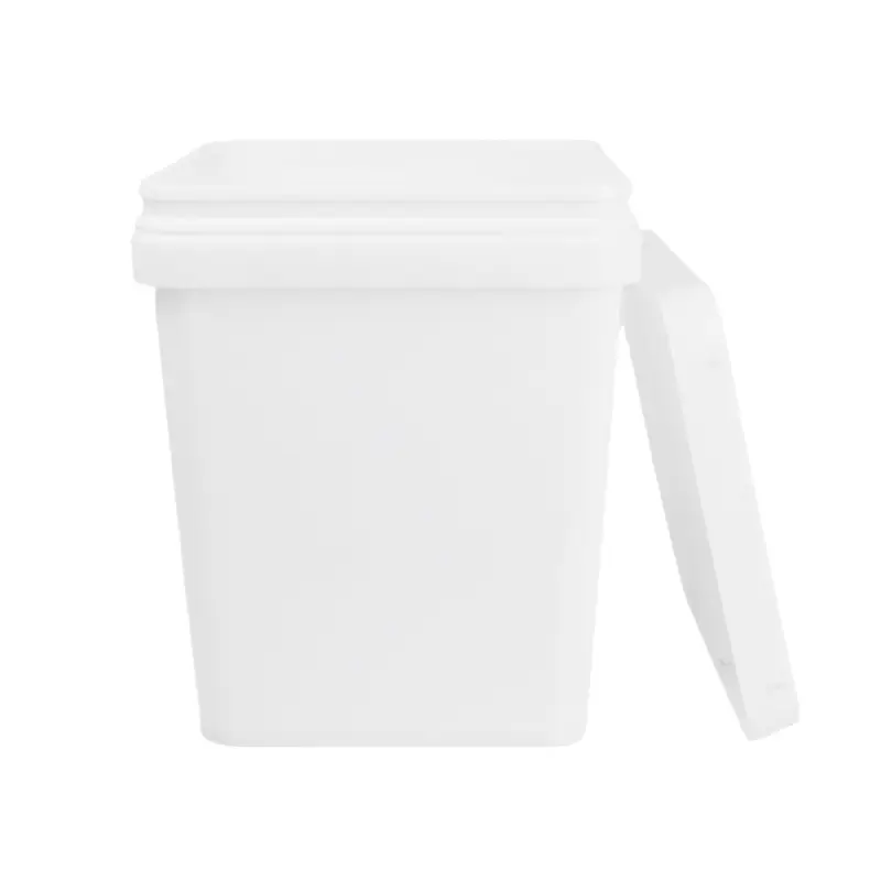 16.5L Square Plastic Bucket with Lid for Chemical Packaging - Image 2