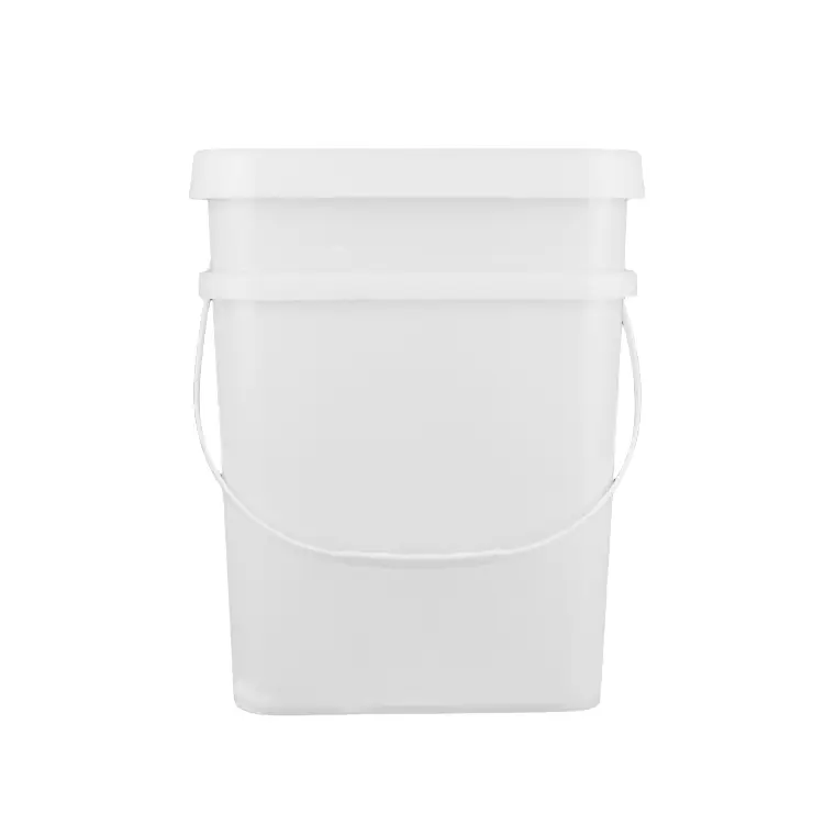 18L Heavy Duty Square Plastic Pail for Industrial Packaging