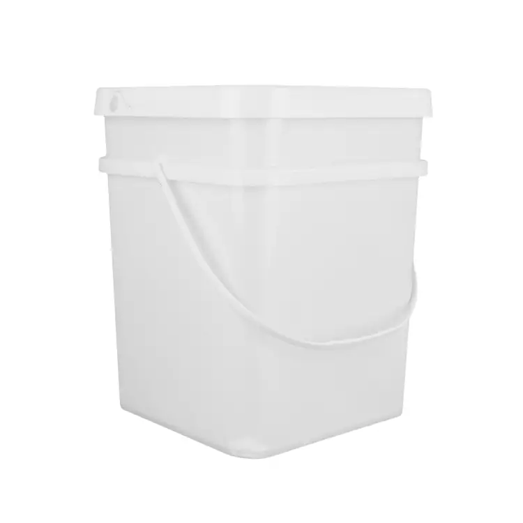 18L Heavy Duty Square Plastic Pail for Industrial Packaging - Image 2