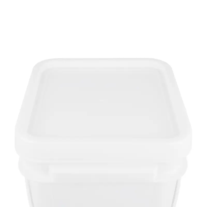 18L Square Plastic Bucket with Lid for Paint Packaging - Image 3
