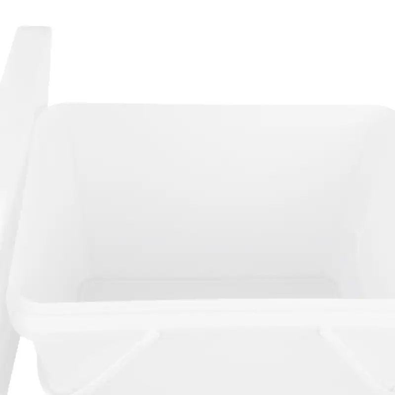 20L Rectangular White Plastic Bucket for Industrial Packaging - Image 4