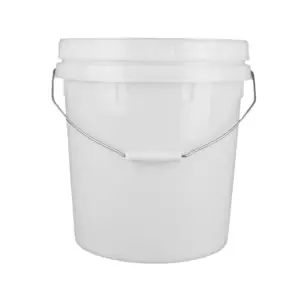 20L White Screw Top Plastic Pail for Industrial Packaging