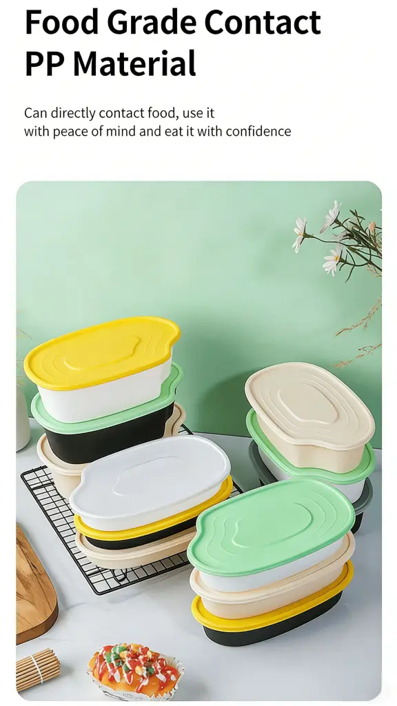 Rice shape disposable container