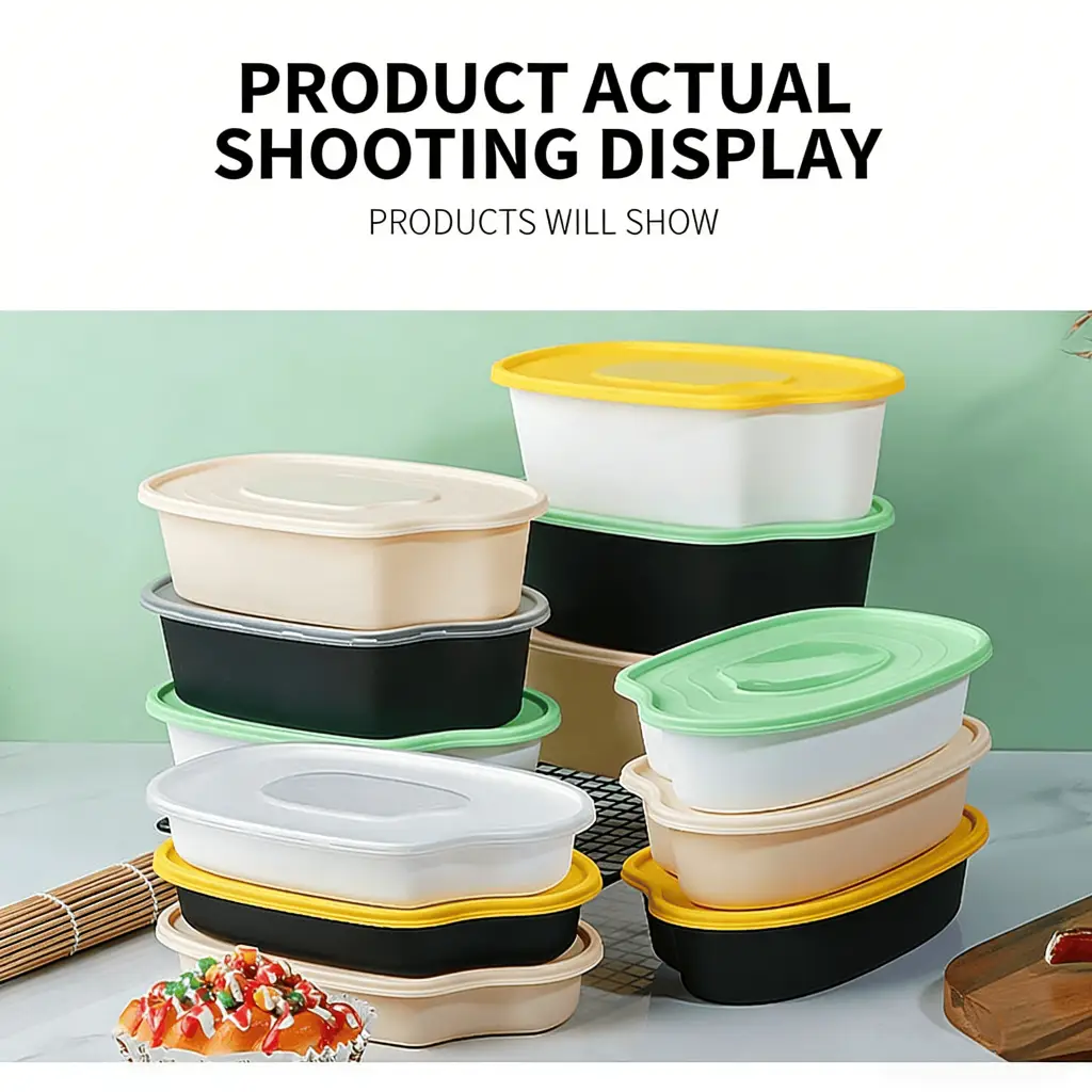 Rice shape disposable container
