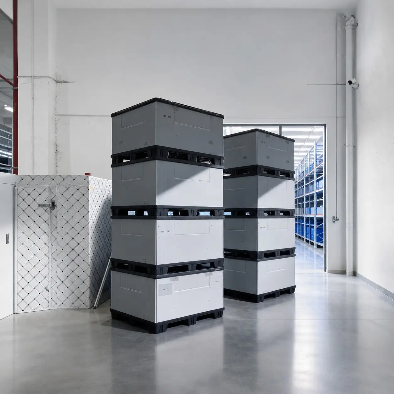 Heavy Duty Foldable Pallet Box for Industrial Parts and Warehouse Storage - Image 2