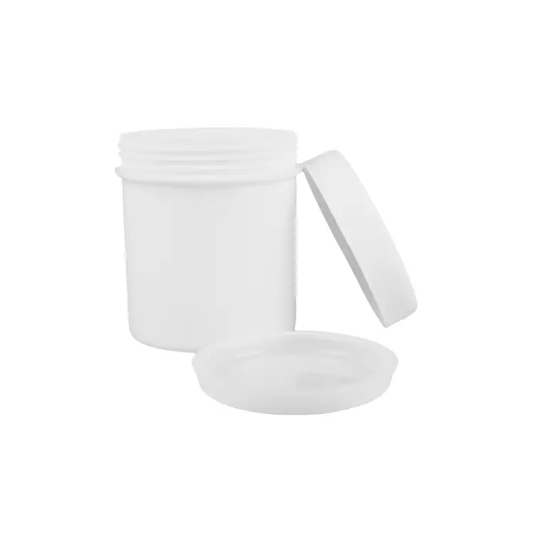 200ml Plastic Storage Jar with Wide Mouth Screw Lid - Image 2