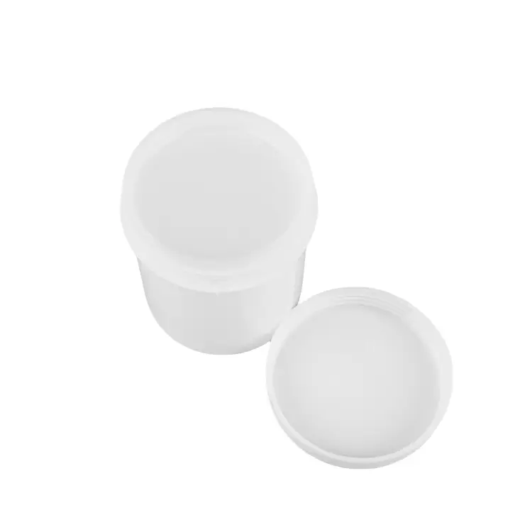 200ml Plastic Storage Jar with Wide Mouth Screw Lid - Image 4
