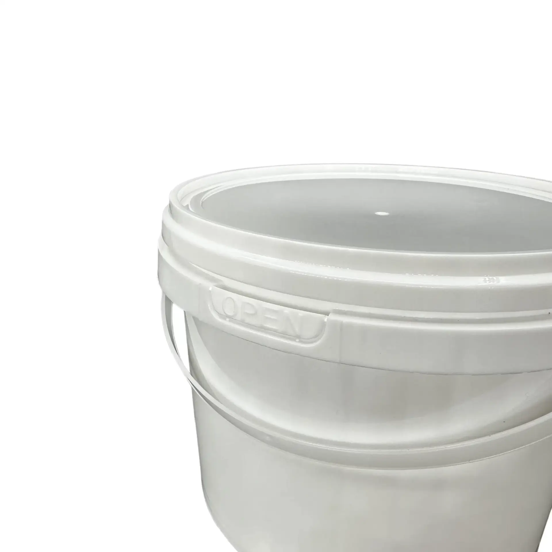 4L Round Food Grade Plastic Bucket with Lid for Restaurant and 1 Gallon Foodservice Packaging - Image 4
