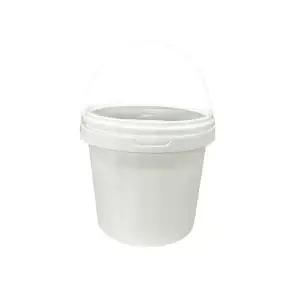 750ml Round Plastic Food Container with Lid for Takeaway and Meal Packaging