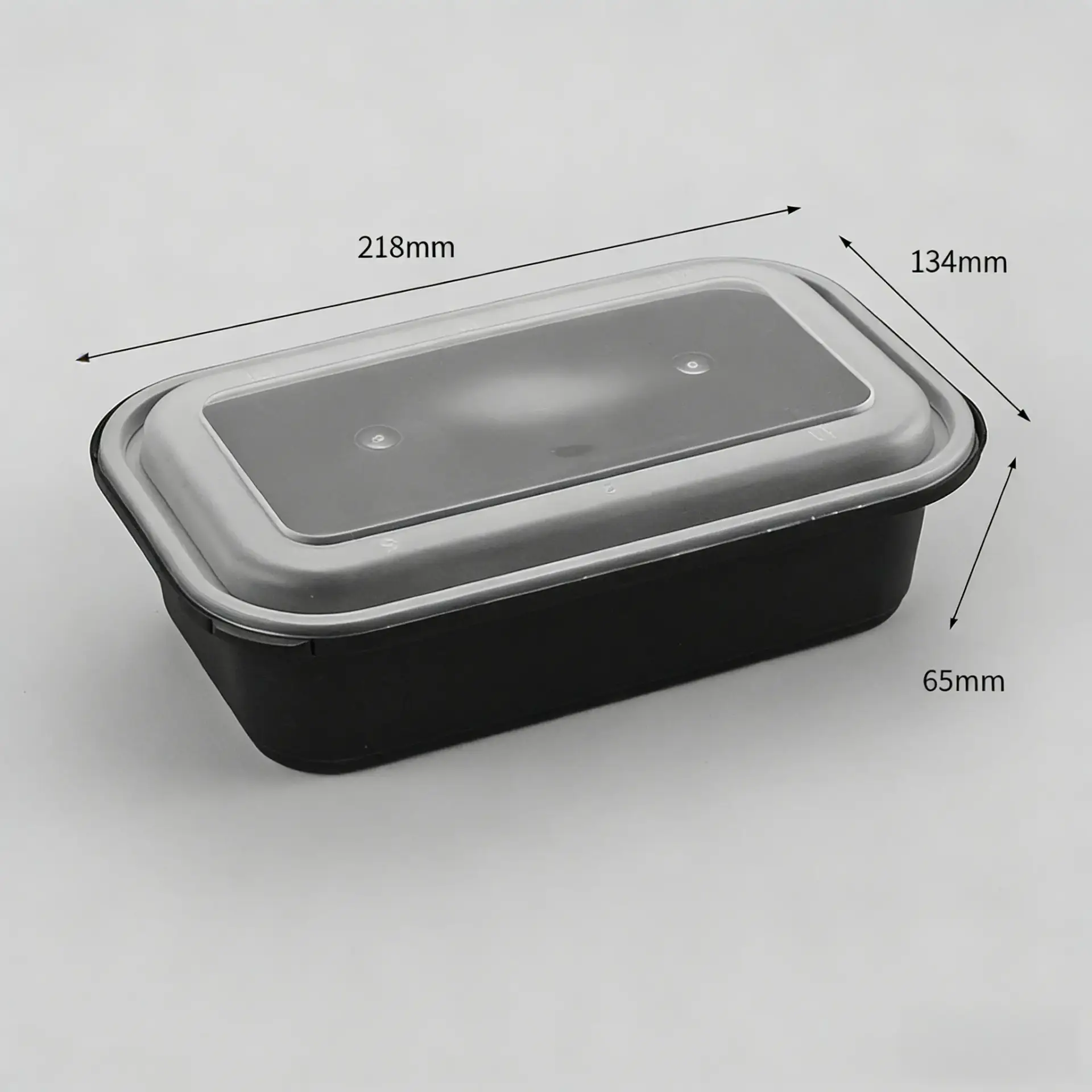 Rectangular Microwave Safe PP Takeaway Food Container for Hot Meals with Lock - Image 6