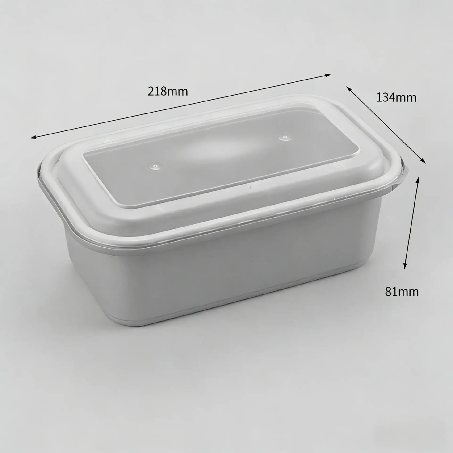 Rectangular Microwave Safe PP Takeaway Food Container for Hot Meals with Lock - Image 7