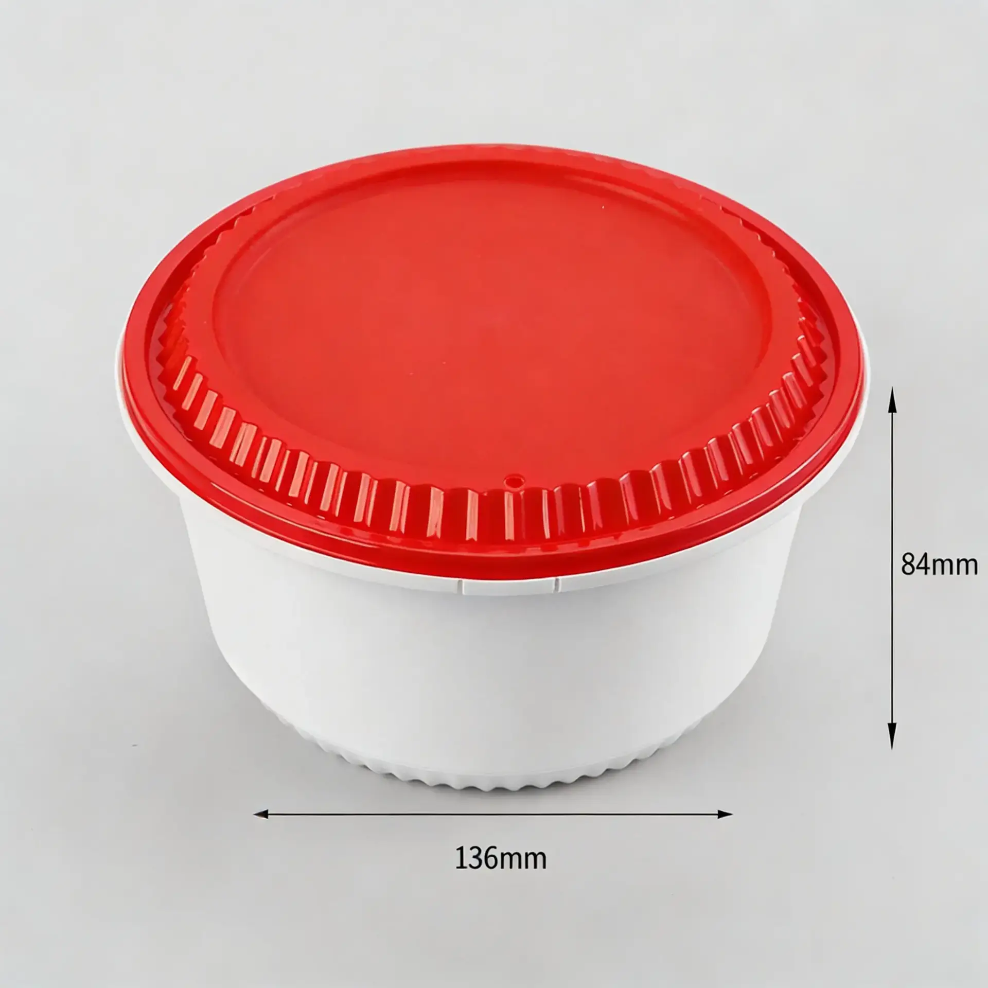 Leak Resistant Takeout Round Food Container for Rice and Noodles - Image 8