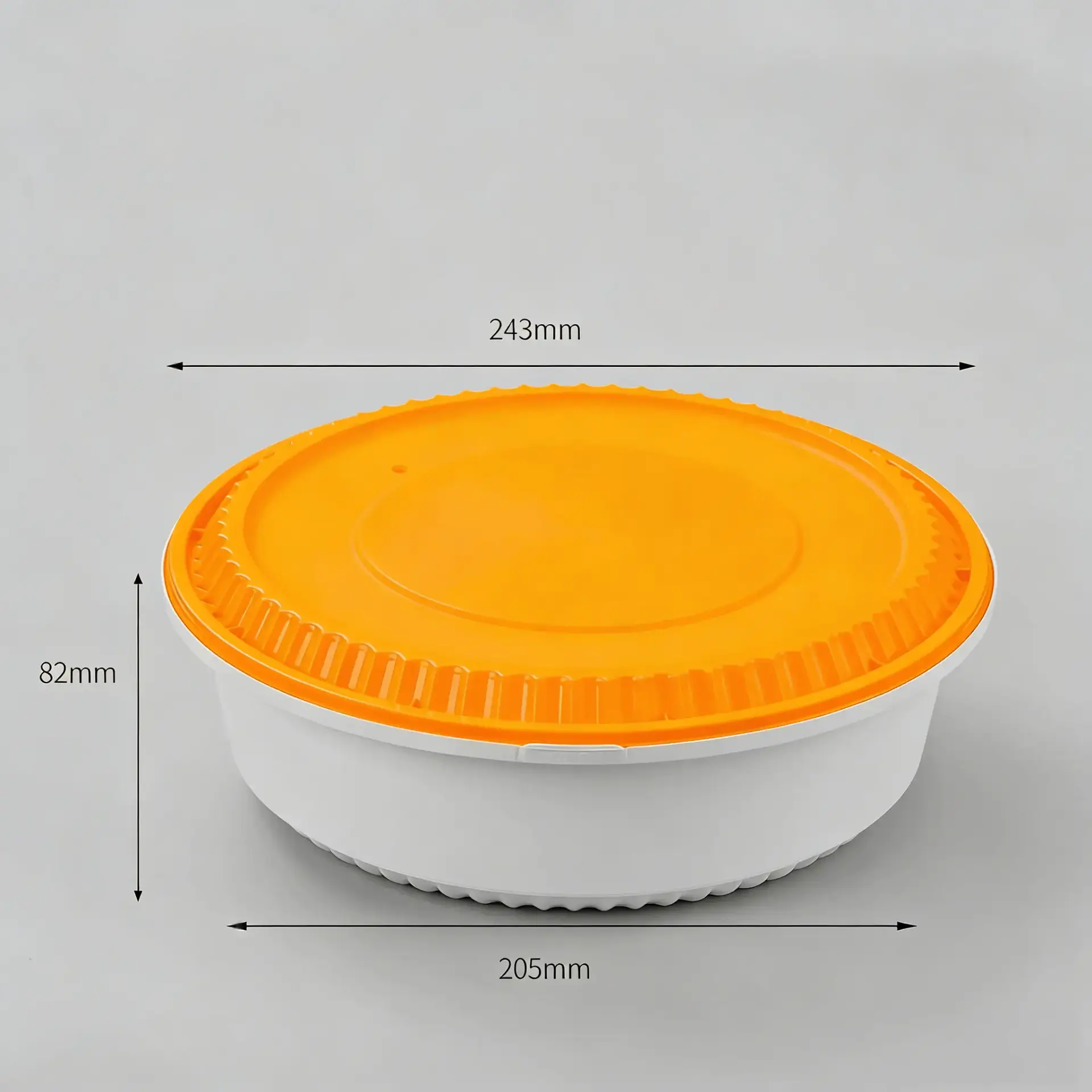 Leak Resistant Takeout Round Food Container for Rice and Noodles - Image 11