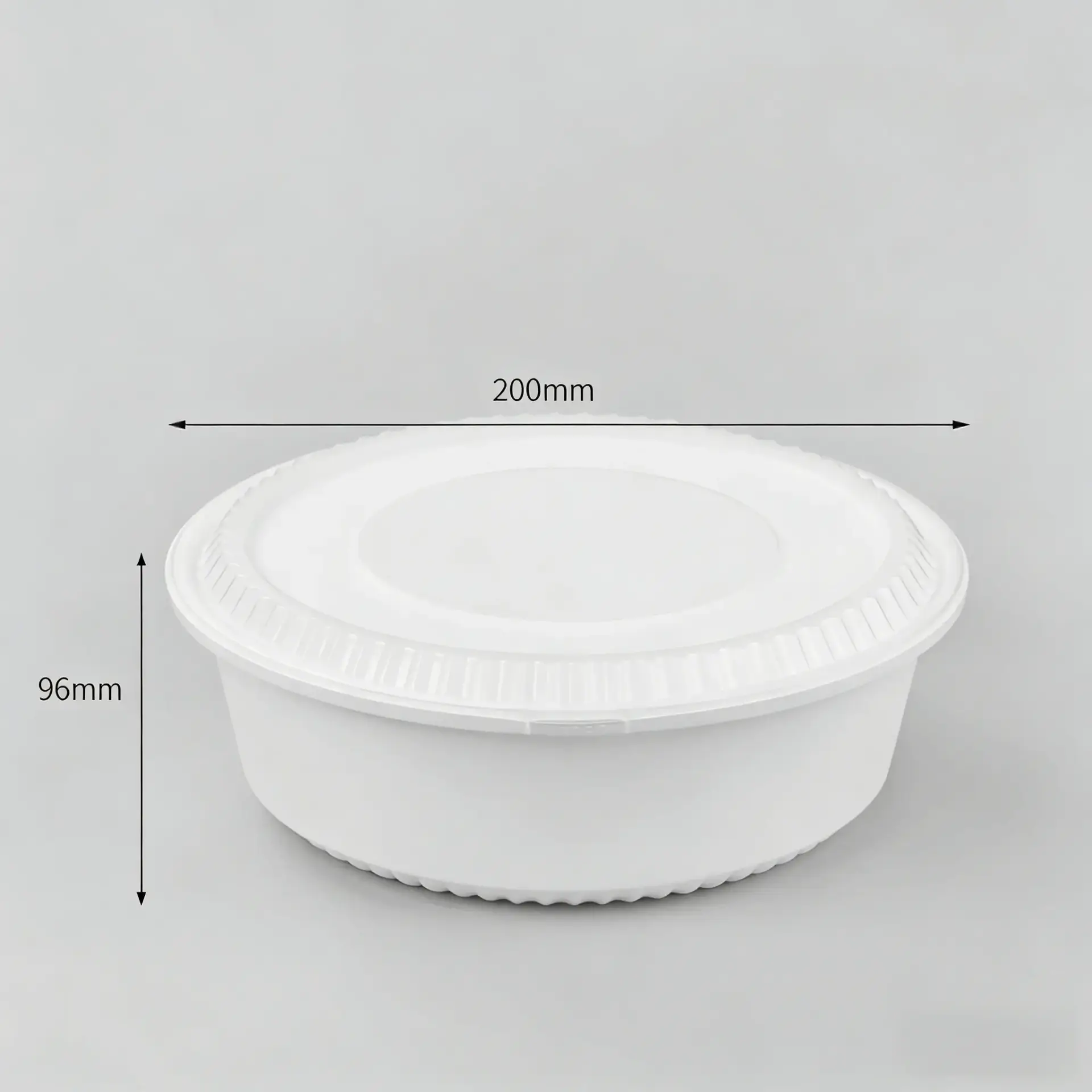 Leak Resistant Takeout Round Food Container for Rice and Noodles - Image 12