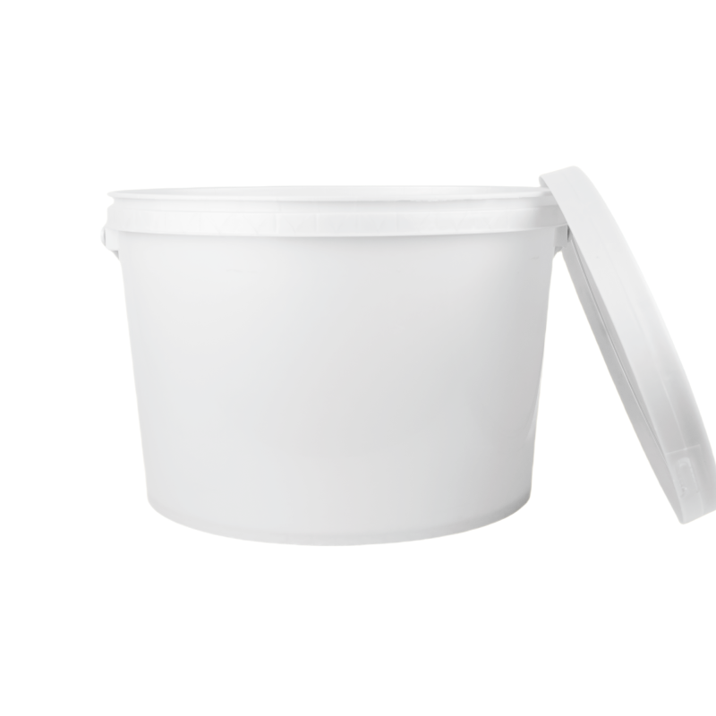 20L / 5 Gallon Oval Plastic Bucket with Lid for Chemical and Paint Packaging - Image 2