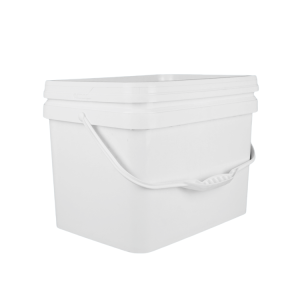 20L Rectangular Plastic Pail with Lid for Chemical Packaging