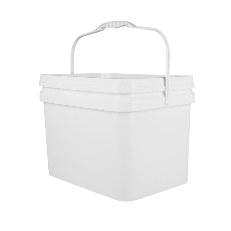 20L Rectangular Plastic Pail with Lid for Chemical Packaging - Image 2
