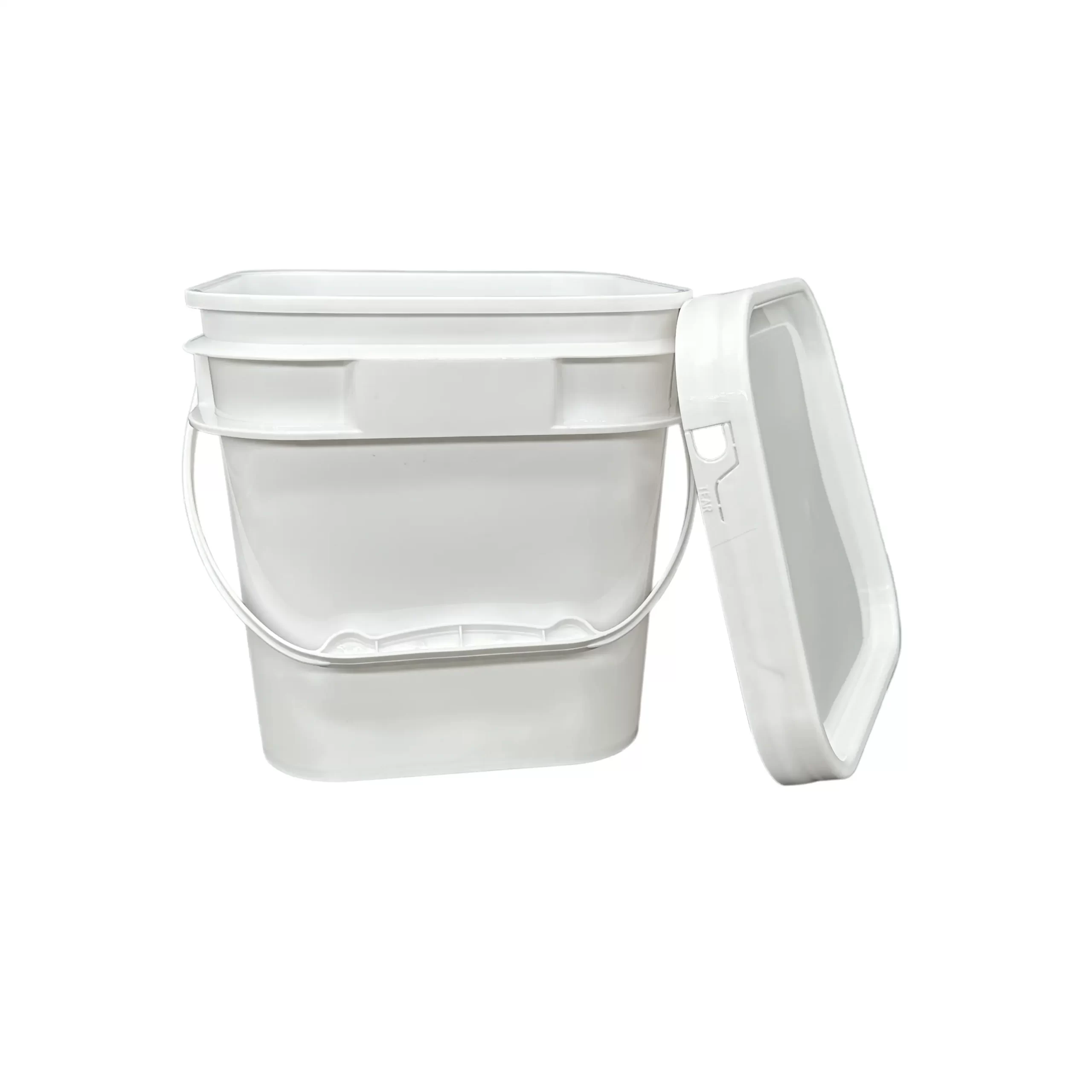 10L Square Plastic Bucket with Handle for Chemical Packaging - Image 2