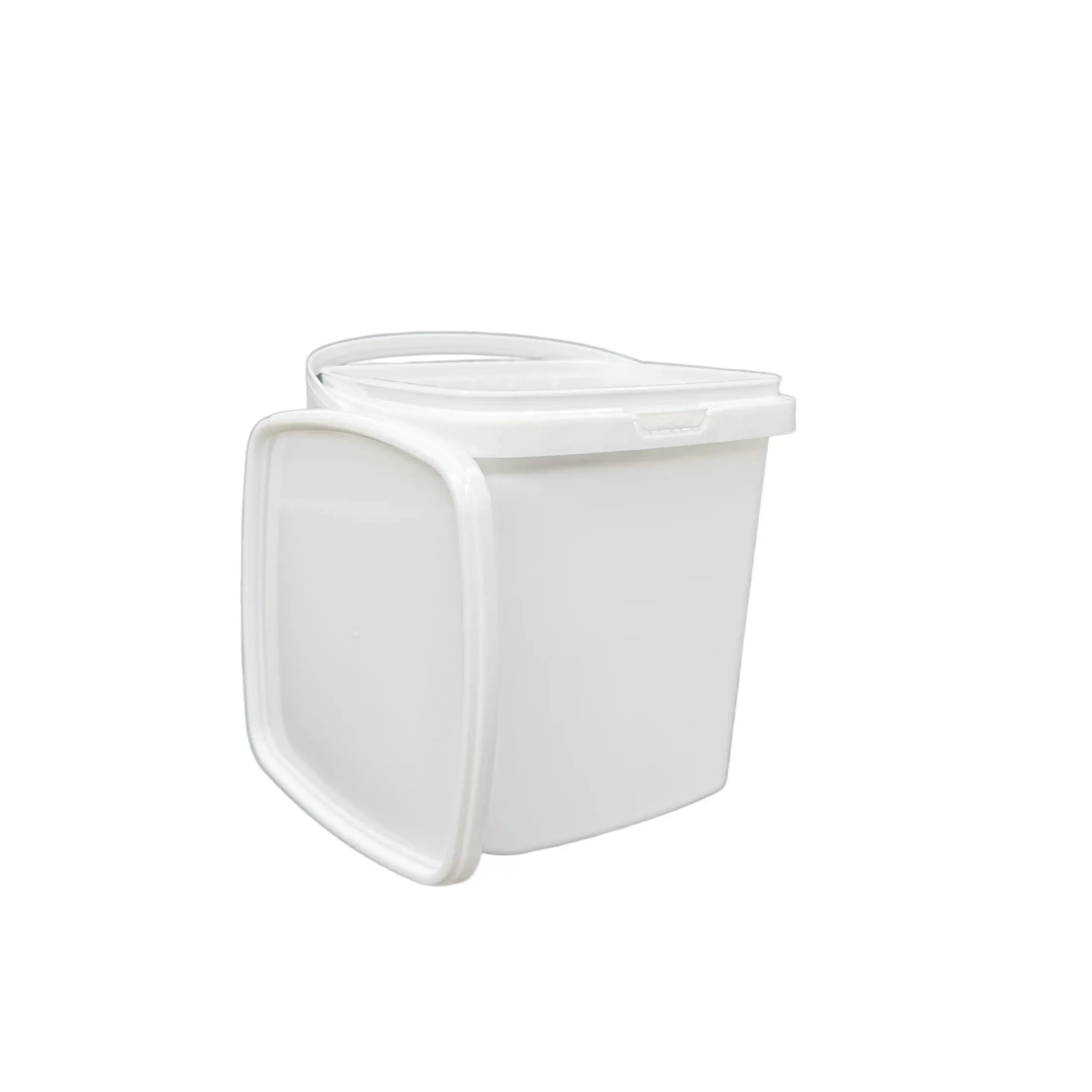 1L Square Plastic Food Container with Lid for Branded Food Packaging - Image 2