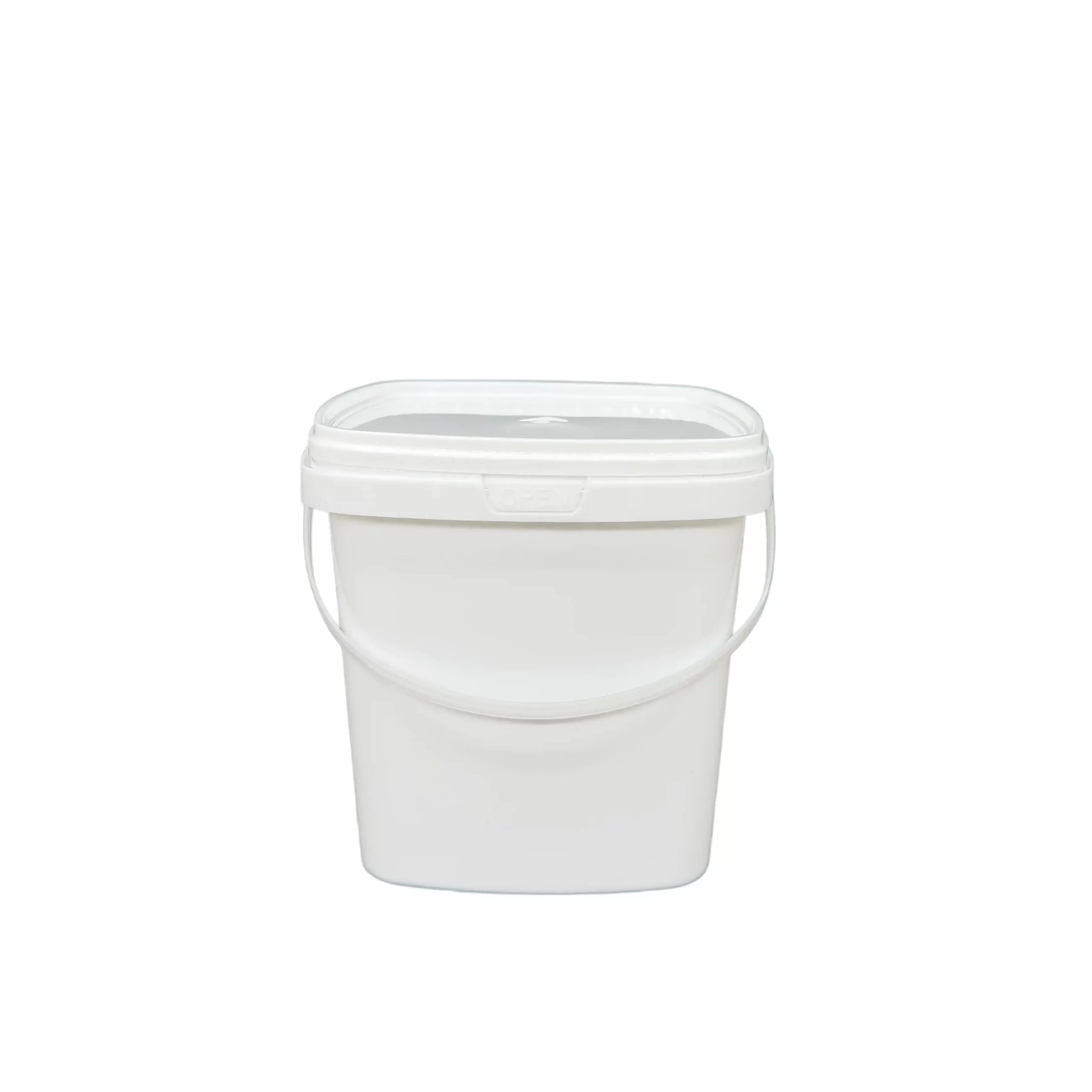 300ml Square Food Grade Plastic Container with Lid for Sauce and Condiment Packaging - Image 3
