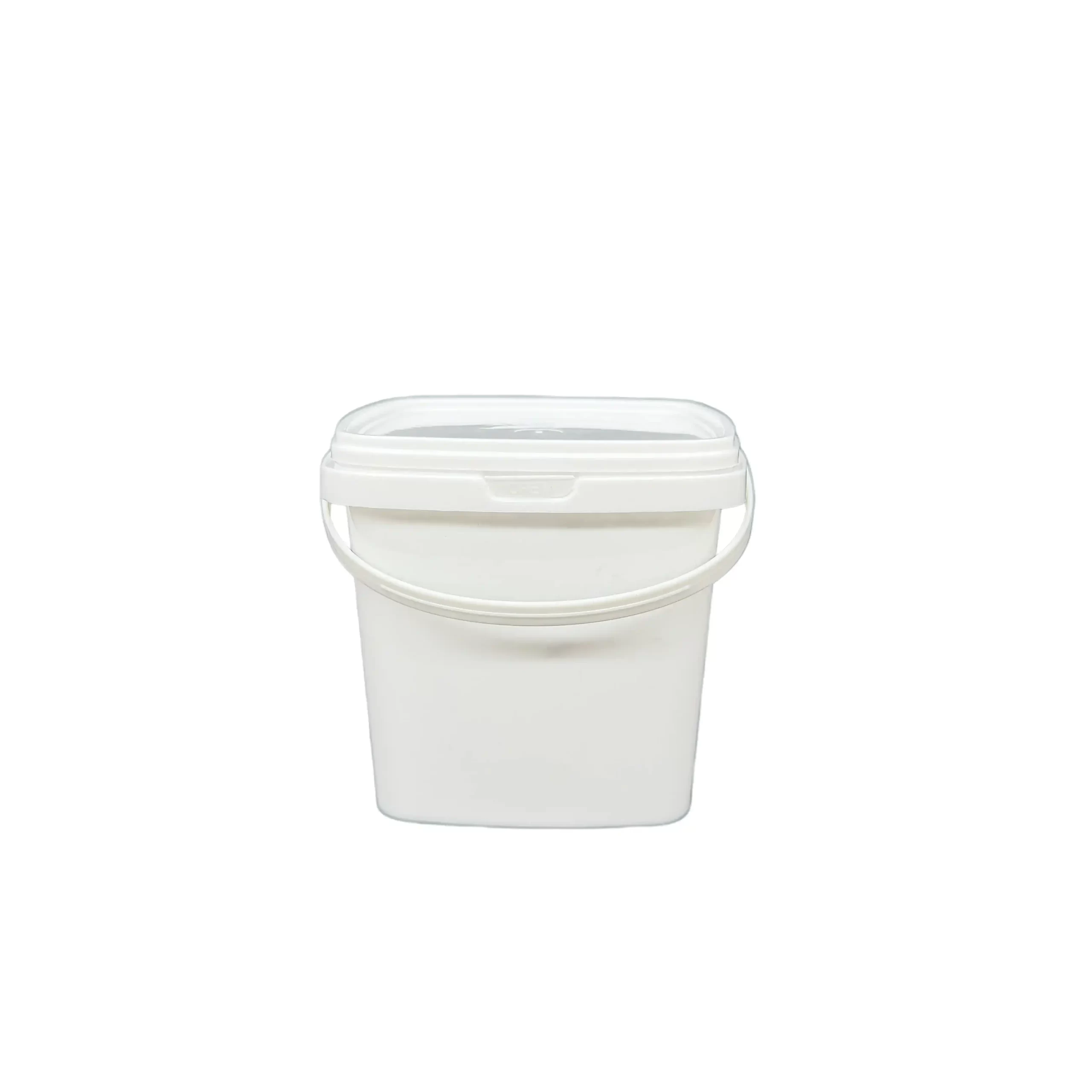 750ml Square Food Grade Plastic Container with Lid for Takeaway Food Delivery