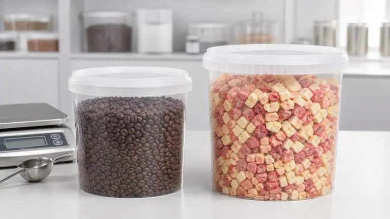 Comparison of 2L and 3L PP food containers for 1kg products