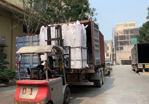 loading a container export bucket with container